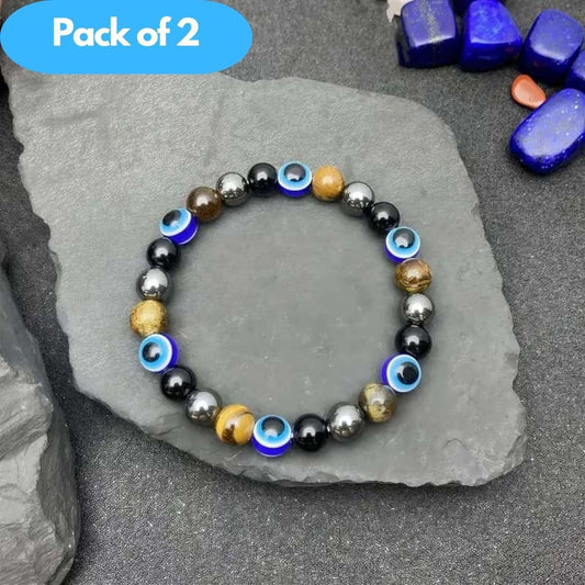 Devil's Eye Bohemian Bracelet Pack of 2